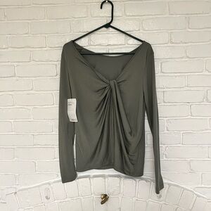 Athleta waterfall front shirt nwt